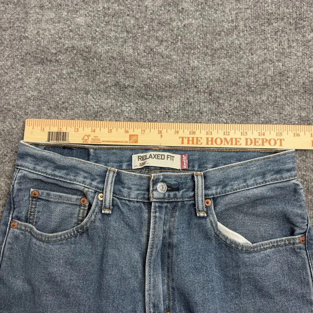 Levi’s 550 Relaxed Fit Jeans Men’s Tagged 33x30 Light Wash Straight Leg Denim